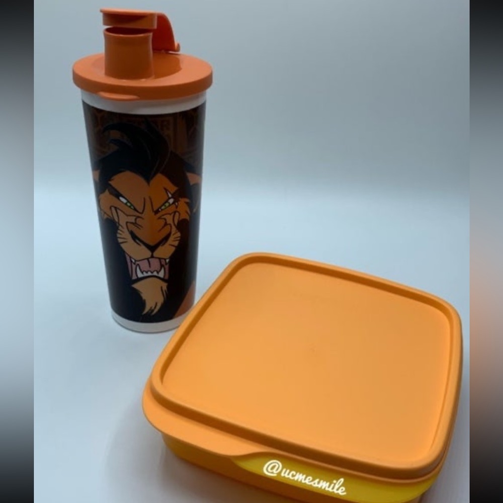 Tupperware Lunch Square Divided Packette Box Set